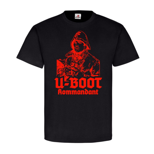 U-Boot Kommandant Kriegsmarine RK Träger Grauer Wolf T-Shirt #23116