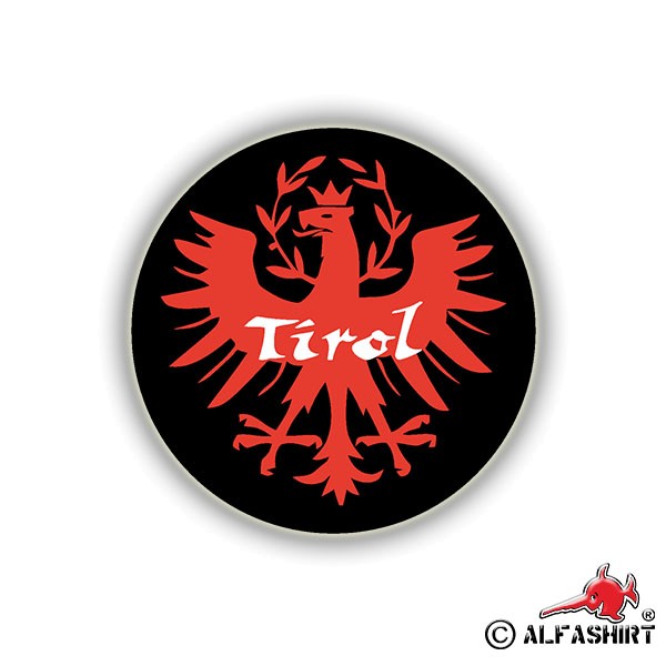 Aufkleber/Sticker Tirol Adler Italien Wappen Logo Trier 10cm A706