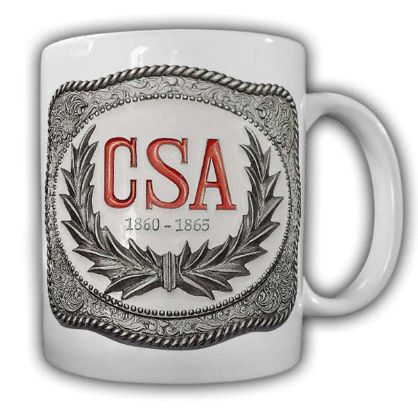 CSA Tasse1860-1865_Vorderlader Kaffeebecher Amerika Western Revolfer USA #22581
