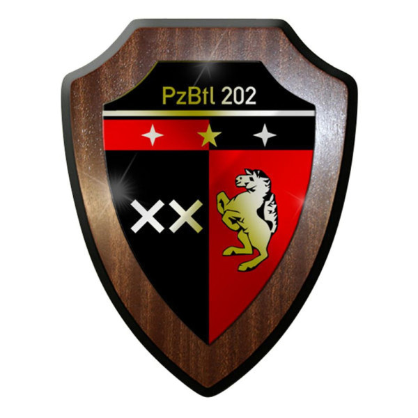 Wappenschild PzBtl 202 Panzer Bataillon Panzerbataillon Hemer Bundeswehr #12282