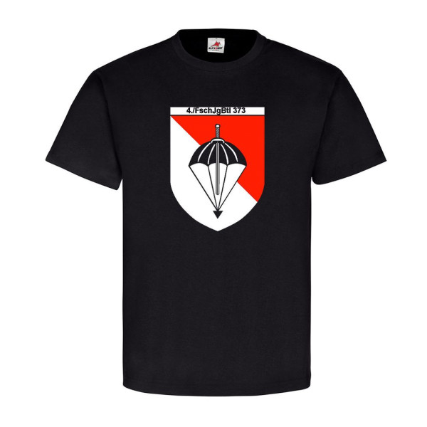 4 FschJgBtl 373 Seedorf Fallschirmjäger Bataillon Kompanie Wappen T Shirt #21480