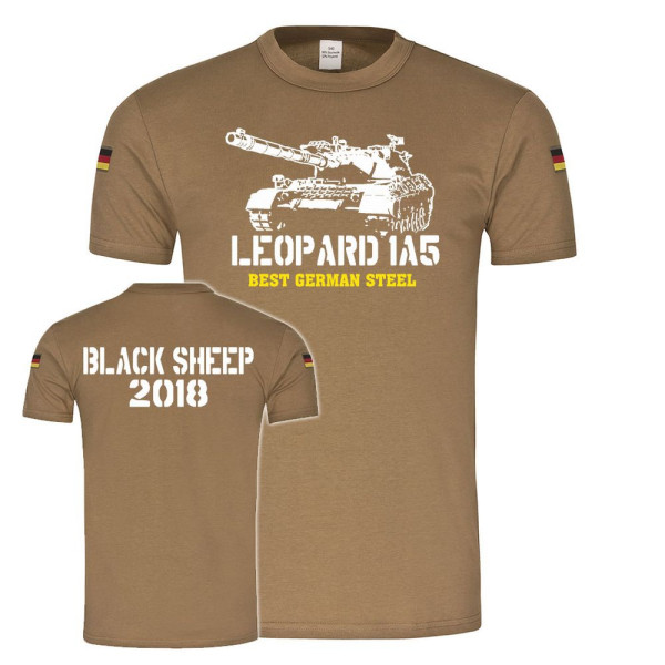 Leopard 1A5 Black Sheep 2018 Tropenshirt Shirt Tropen Einsatz Bundeswehr #24533