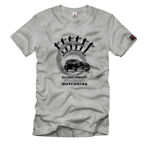 Hotchkiss Rallye Paris Monte Automobile T-Shirt#24926