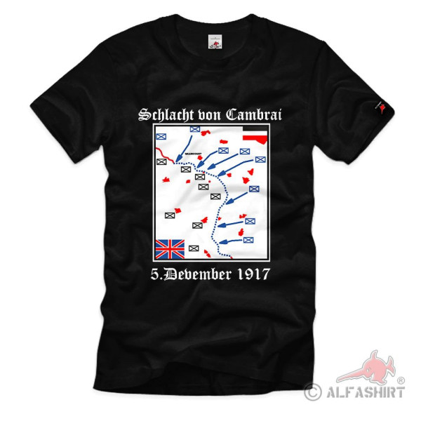 Siegfriedstellung Wk Schlacht Militär Cambbrai 5 December 1917 - T Shirt #3053