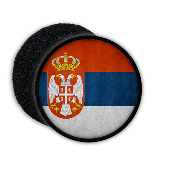 Patch Serbien Republika Serbija Serbisch Belgrad Südosteuropa Aufnäher #20817