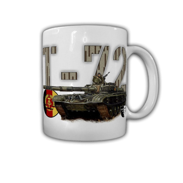 Tasse Lukas Wirp NVA T-72 Panzer DDR Gemälde Nationale Volksarmee #26853