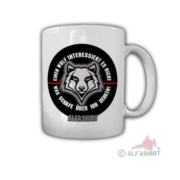 Mug A Wolf Does not Care What Sheep Thinks About Him # 32082