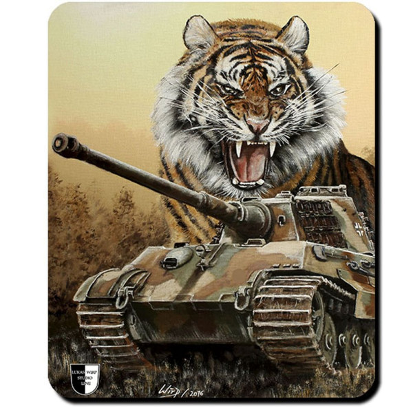 Mauspad Lukas Wirp Königstiger Tiger II Panzer Köti Panzerkampfwagen #23472