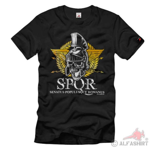 Roman Legionnaire SPQR Senatus Populusque Romanus ROM Römer - T Shirt # 38270