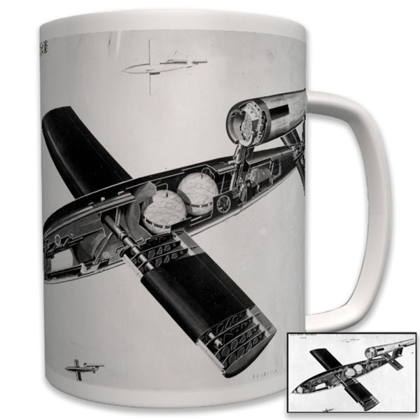 V1 Rakete Flying Bomb Rakete Fieseler - Tasse Becher Kaffee #6260