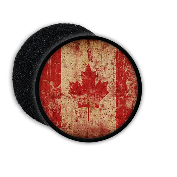 Patch Canada Grunge Kanada Englisch Nordamerika Ottawa Flagge Fahne Emblem 20558