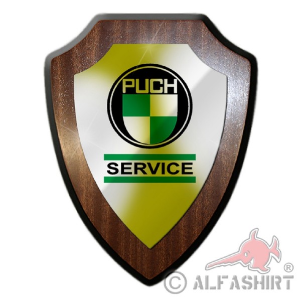 Puch Service Logo Oldtimer Werke Motorrad Fahrrad Wappenschild #19802