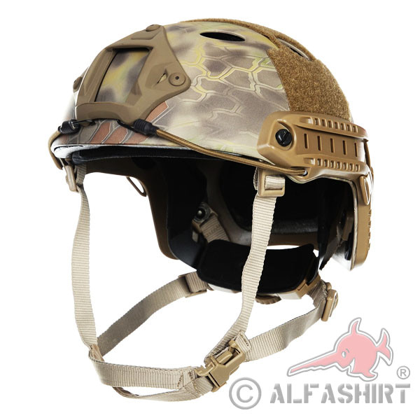 Mich Fast Helm Mandrake Snake Camo Tarn Airsoft Special Black camouflage #18734