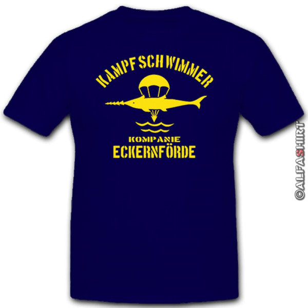 Kampfschwimmer Kp Eckernförde Bundeswehr Marine Taucher Kompanie T Shirt #4231