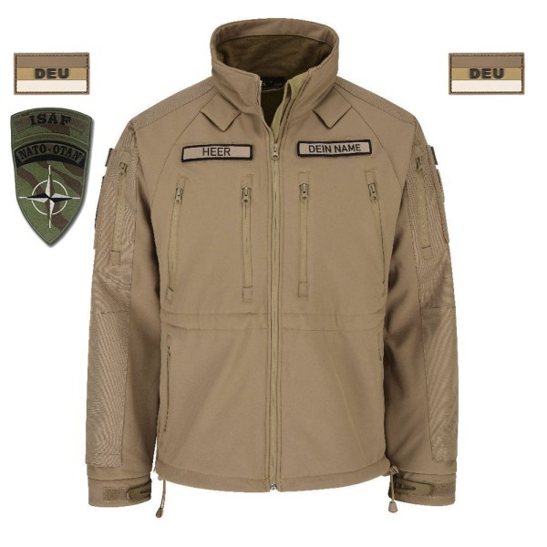 Veterans Tactical Softshell Jacket BW Marine Bundeswehr Einsatz Soldier # 32488