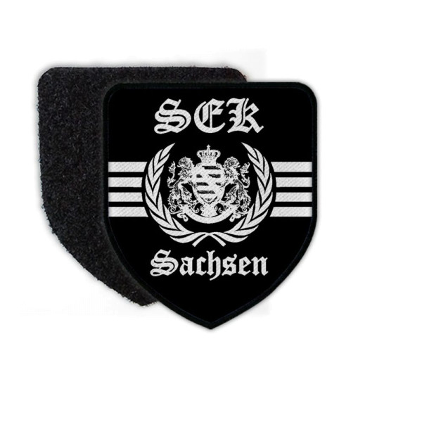 Patch SEK Sachsen Spezialeinsatzkommando Logo Polizei Auto Sitz Symbol #23700