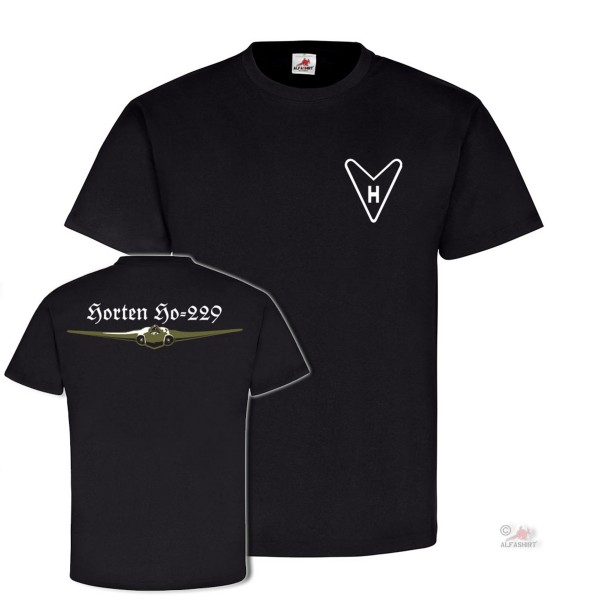 Hoarding Ho 229 with Logo Flying Wing Stealth Bomber Air Force Secret T Shirt # 18451