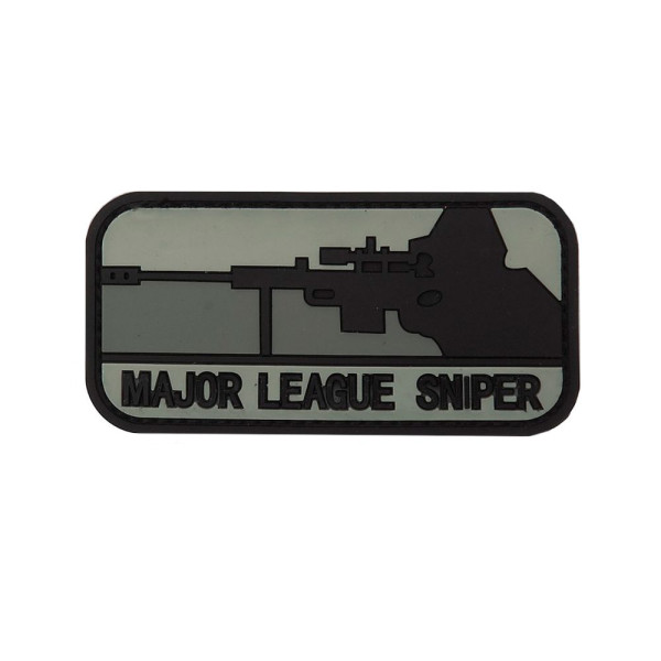 Major League Sniper Airsoft Scharfschütze Alfashirt 3D PVC Patch 4x9cm#26741
