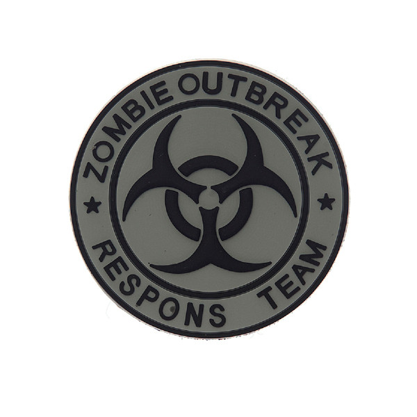 Zombie Outbreak Response Team Biohazard PVC Airsoft Patch 
