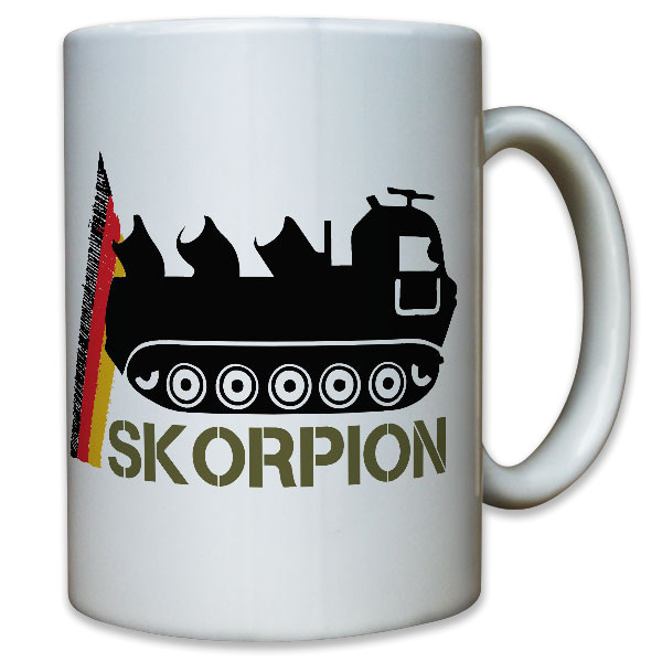 Skorpion Minenwerfer Minenwurfsystem Pionier Kompanie Deutschland - Tasse #10135