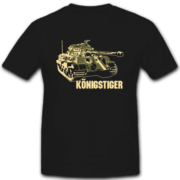 Königstiger SdKfz 182 Panzerkampfwagen Ausf B Militär Wh Fahrzeug T Shirt #3026