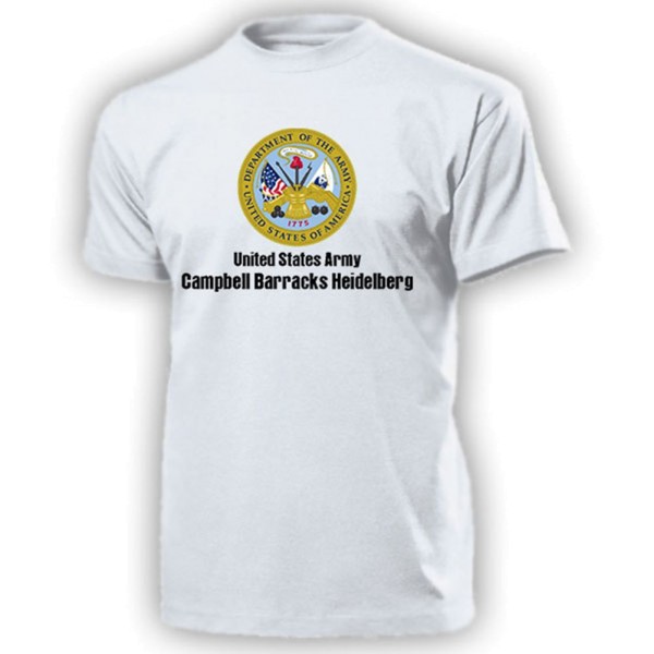 Campbell Barracks Heidelberg United States Wappen Abzeichen US - T Shirt #14184