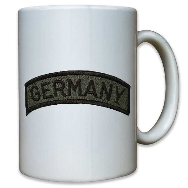 Abzeichen Germany Aufnäher neutral Grün Sticker BW Bundeswehr - Tasse #10933