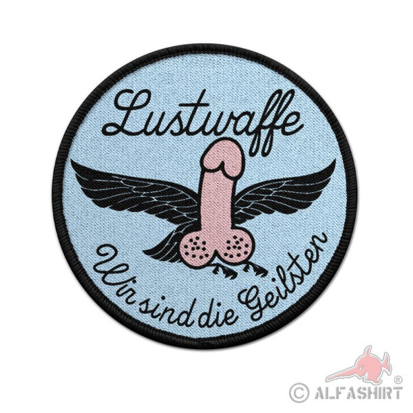 9cm Patch Lustwaffe We are the hottest pilot Penis Luftwaffe Flieger # 37031