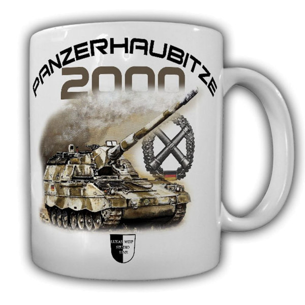 Tasse Lukas Wirp PzH 2000 Panzerhaubitze Artillerie ISAF Panzer BW #23490