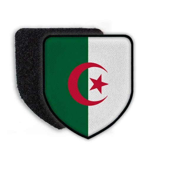 Patch Flagge von Algeria Wappen Zeichen Fahne Flagge Aufnäher Land Staat #21455