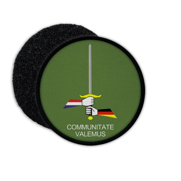 Patch rund Communitate Valemus Holland Deutsches BW Army Militär Einheit #23216