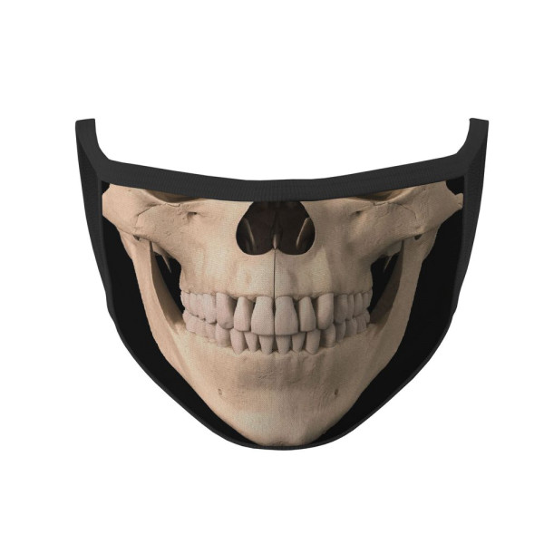 Maske Schädel Anatomie Virus Pandemie Knochen Skelett Nasenmaske#35469