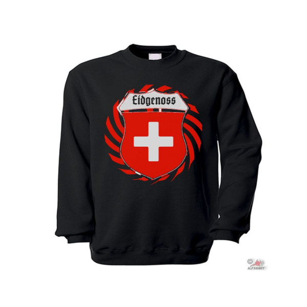 Sweater Eidgenoss Gothisch Switzerland Swiss Sweater Alps Swiss Cross # 36501