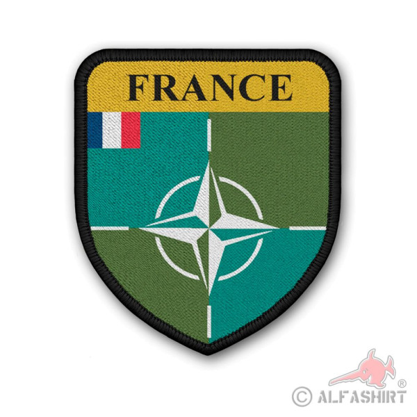 Patch Nato France France République française Forces armées Army #39951