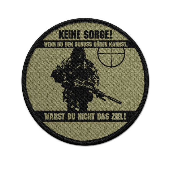 Deutscher Scharfschütz Patch Sniper Schuss Bundeswehr BW Deutschland #26899