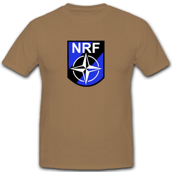 NRF Wappen Emblem Nato Response Force Abzeichen - T Shirt #2976