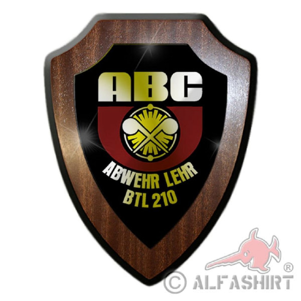 ABCAbwLehrBtl 210 Defense Instructional Battalion Troop Heraldic Shield #19850