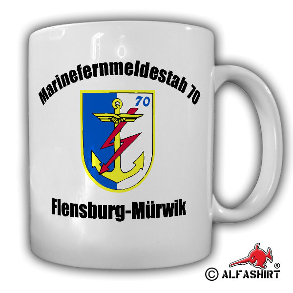 Marinefernmeldestab 70 Flensburg Mürwik MFmStab Verband Fernmelde Tasse #15787