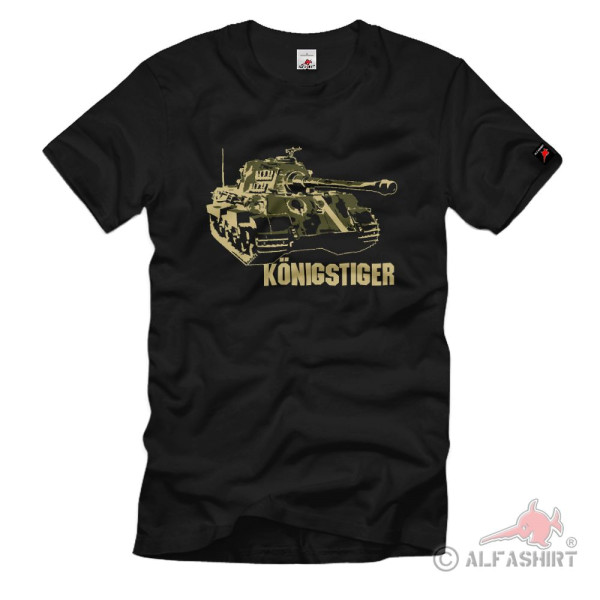 Königstiger SdKfz 182 Panzerkampfwagen Ausf B Militär Wh Fahrzeug T Shirt #3026