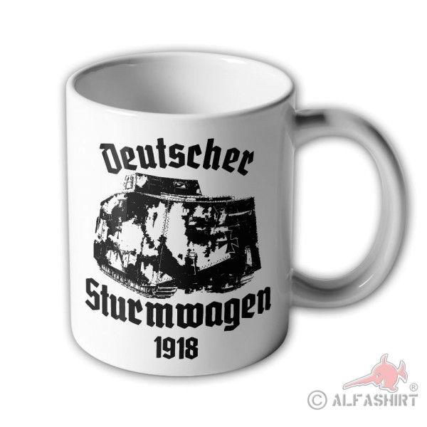 Mug German Sturmwagen A7V Panzer 1918 # 36928