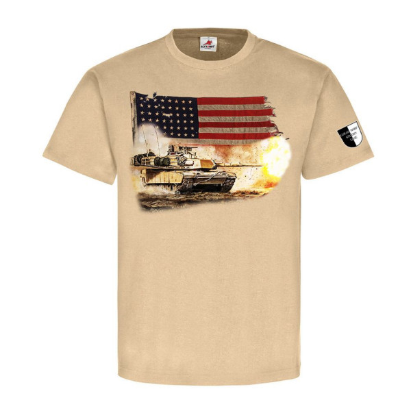 Lukas Wirp M1 Us Tank Panzer USA Irak Militär Malerei Amerika T Shirt #23556