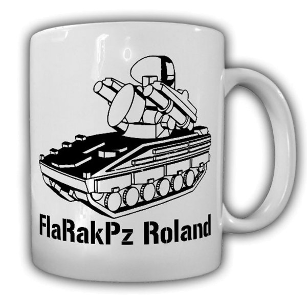 Tasse FlaRakPz Roland Waffensystem BW Flugabwehr-Raketen-Panzer Kaffee #23295