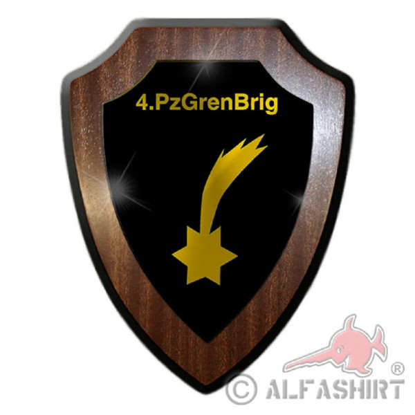 4 PzGrenBrig tank Brigade federal army Austria escutcheon # 19902
