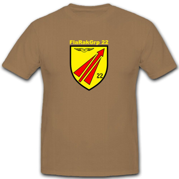 FlaRakGrp 22 - Bundeswehr Militär Flugabwehr Raketen- T Shirt #7781