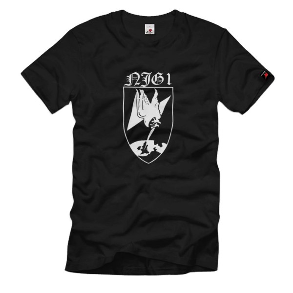 Njg 1 Nachtjagd Geschwader WK Wappen Abzeichen Adler - T Shirt #2290