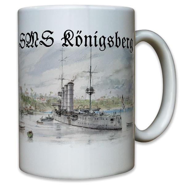 SMS Königsberg kleiner Kreuzer deutsche kaiserliche Marine - Tasse #11320