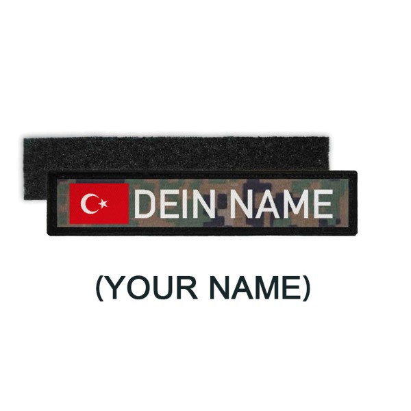 Namenschild Usluer Patch Nachname Familie Familienname Name Land Türkei #26246