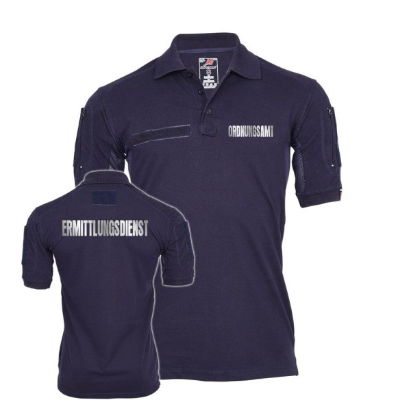 Tactical polo shirt Ordnunsamt investigative service reflective office authority # 31831