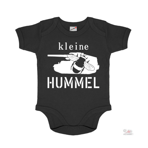 Baby Strampler kleine Hummel Panzerhaubitze Selbstfahrlafette Spaß Humor #30655