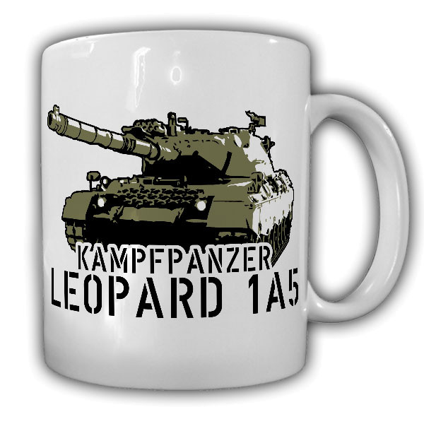 Leopard 1A5 Bundeswehr Panzer Kampfpanzer Bataillon Kompanie - Tasse #9878